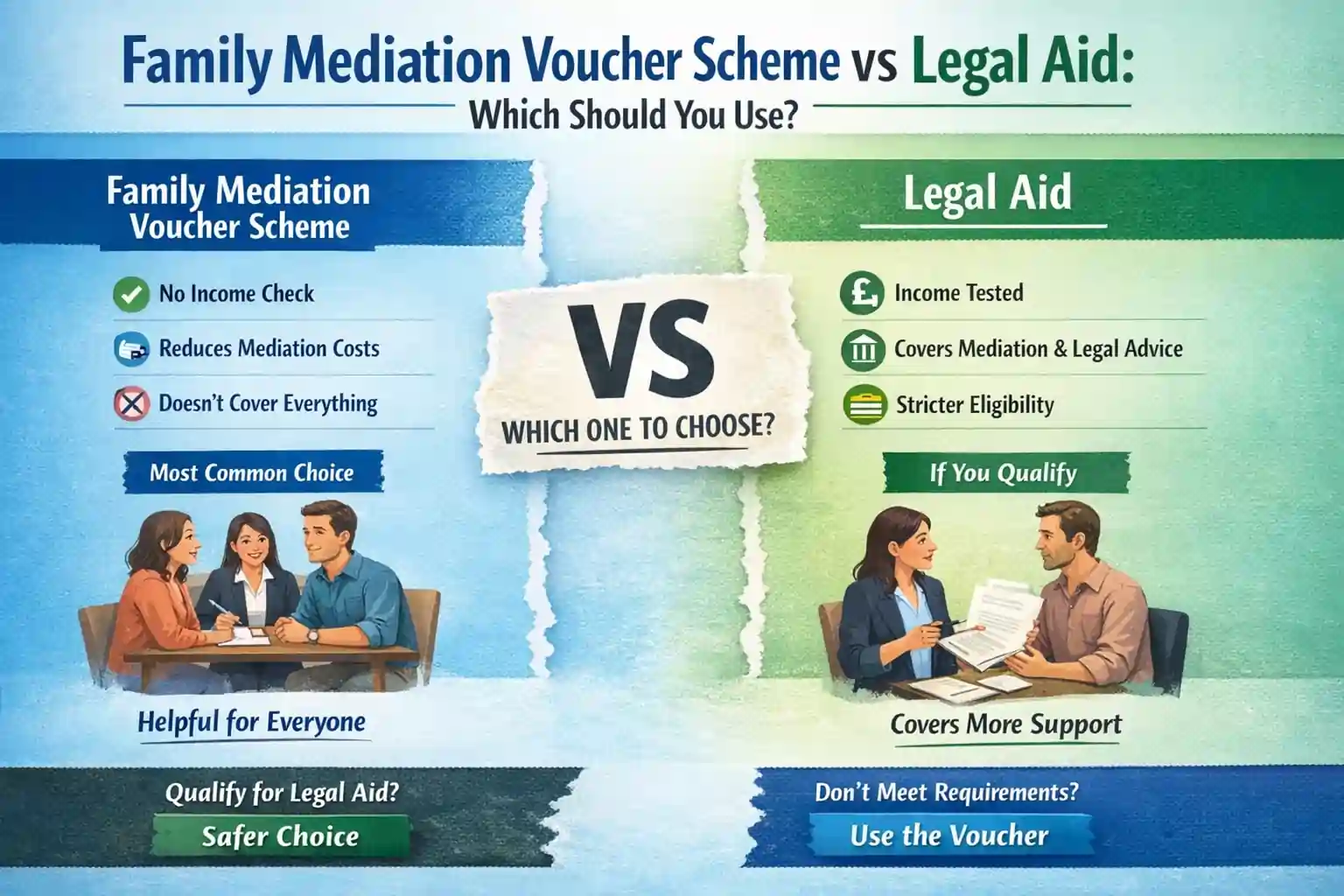 Family Mediation Voucher Scheme vs Legal Aid: Which Should You Use Maidenhead?