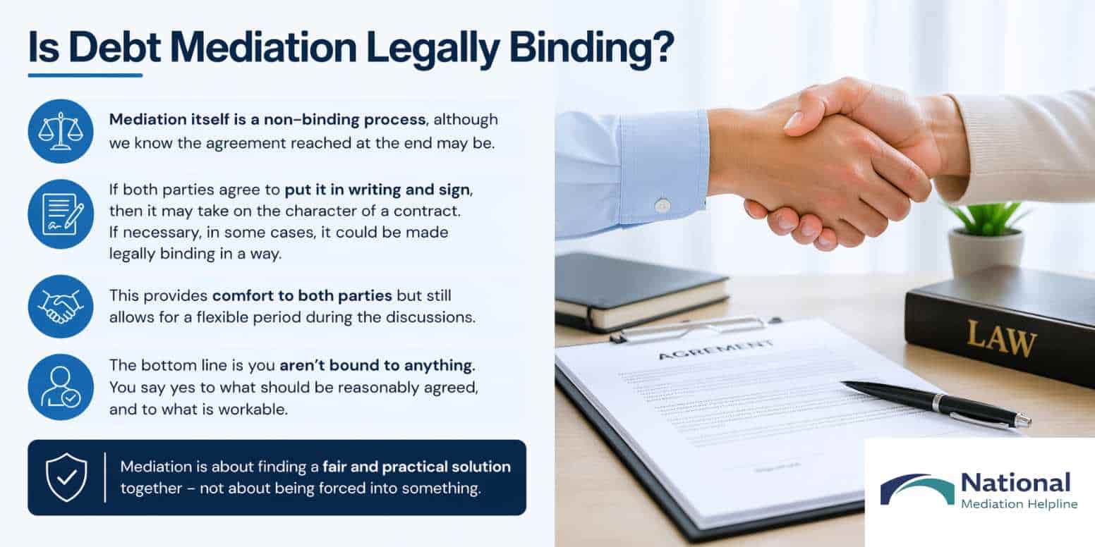 Is Debt Mediation Legally Binding Maidenhead