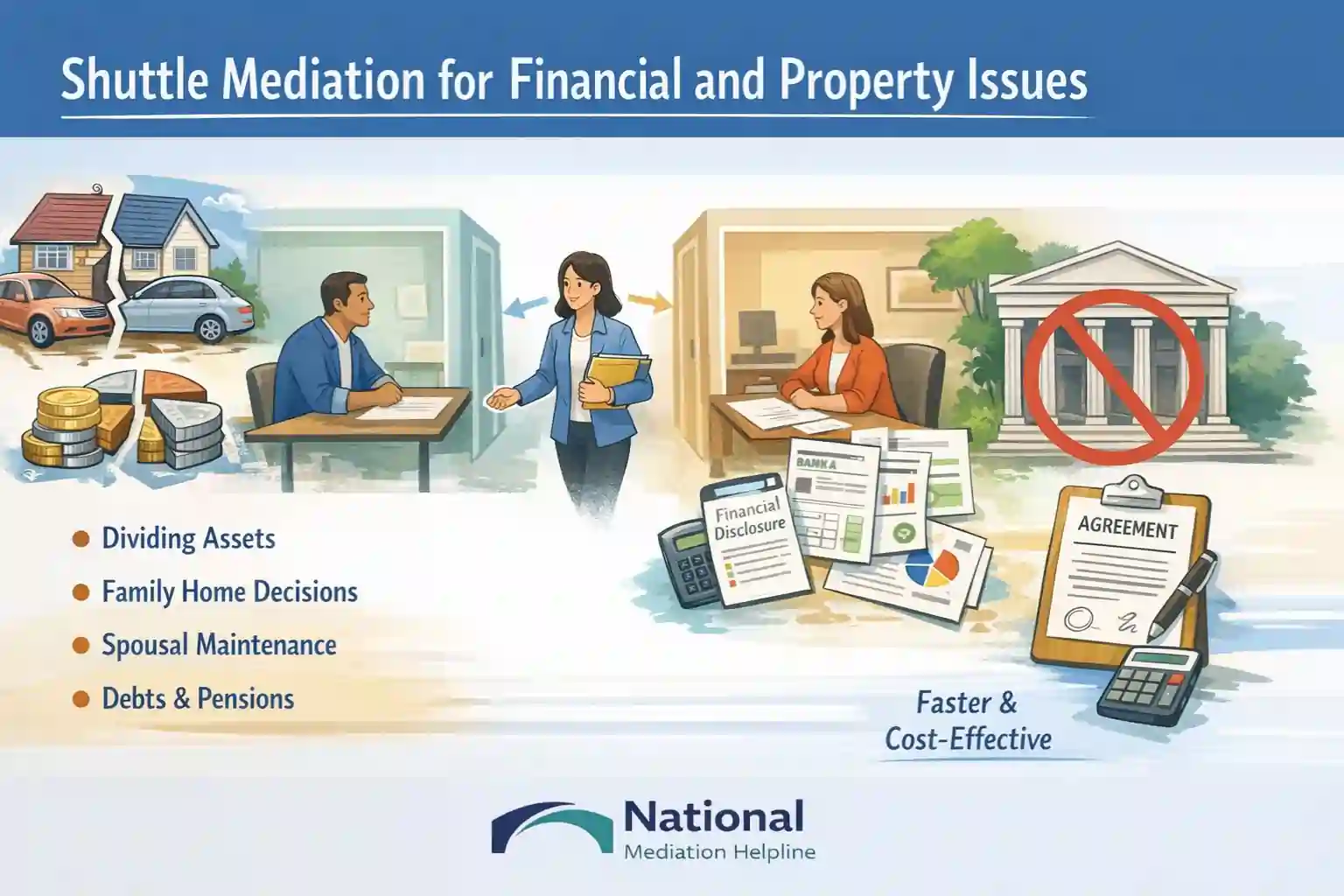 Shuttle Mediation for Financial and Property Issues Maidenhead